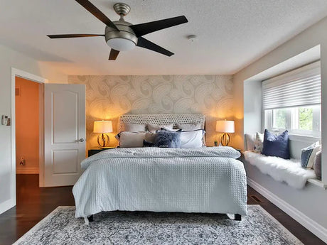 Ceiling Fan in Bedroom