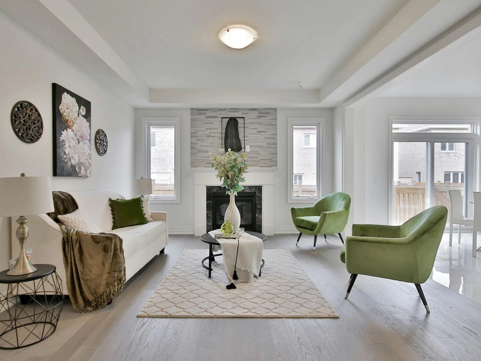 Flush Mount Ceiling Lights in Living Room