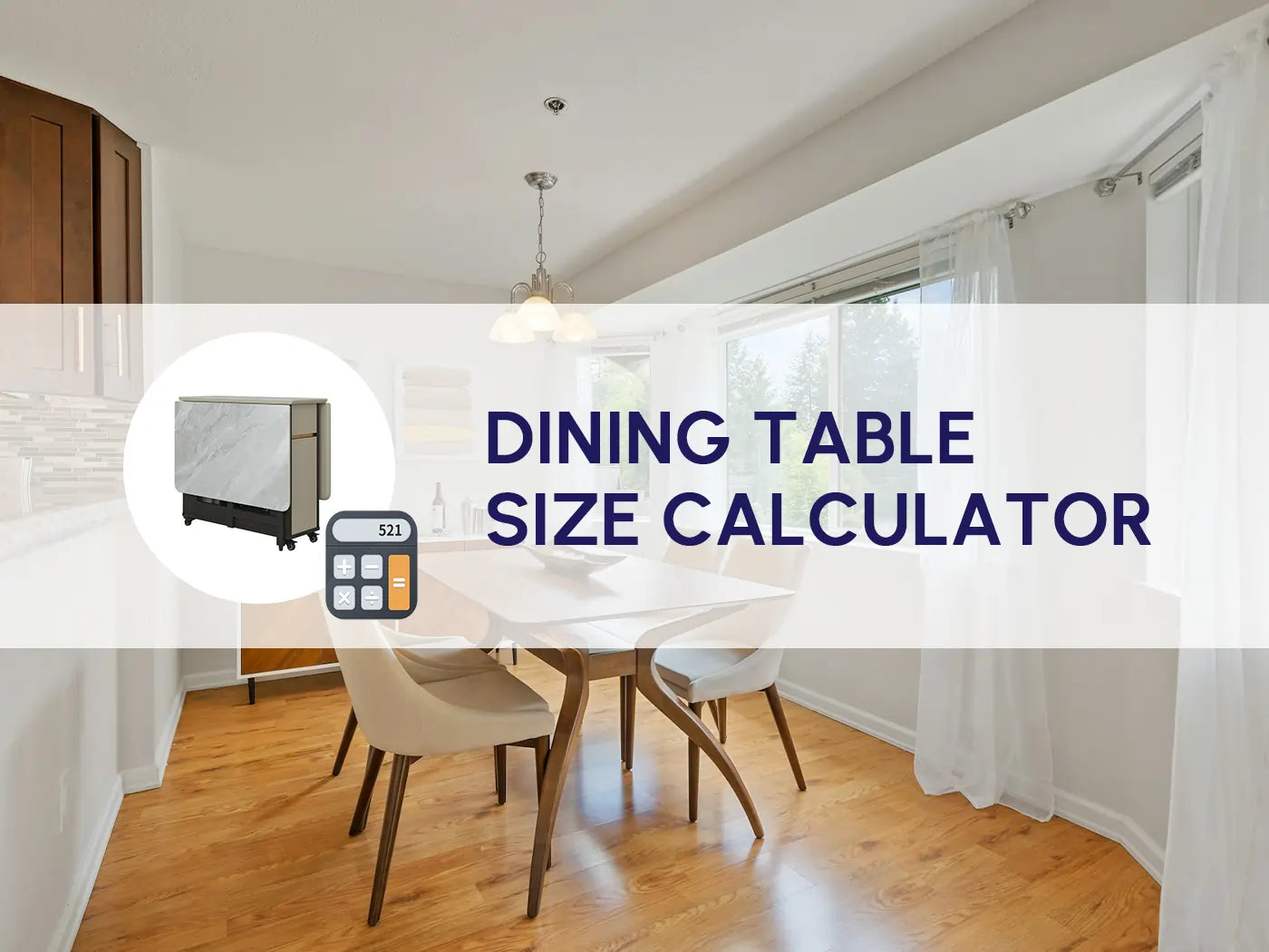 Dining Table Size Calculator