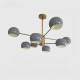 10-Light Modern 2 Tiers Hanging Globe Chandelier  Image - 16