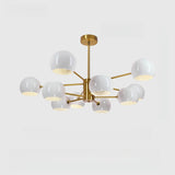 10-Light Modern 2 Tiers Hanging Globe Chandelier  Image - 22