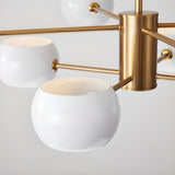 10-Light Modern 2 Tiers Hanging Globe Chandelier  Image - 24