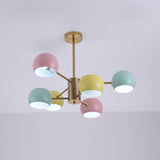 10-Light Modern 2 Tiers Hanging Globe Chandelier  Image - 5