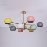 10-Light Modern 2 Tiers Hanging Globe Chandelier  Image - 7