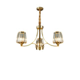 10-Light Modern Luxury Brass Crystal Chandelier Image - 7