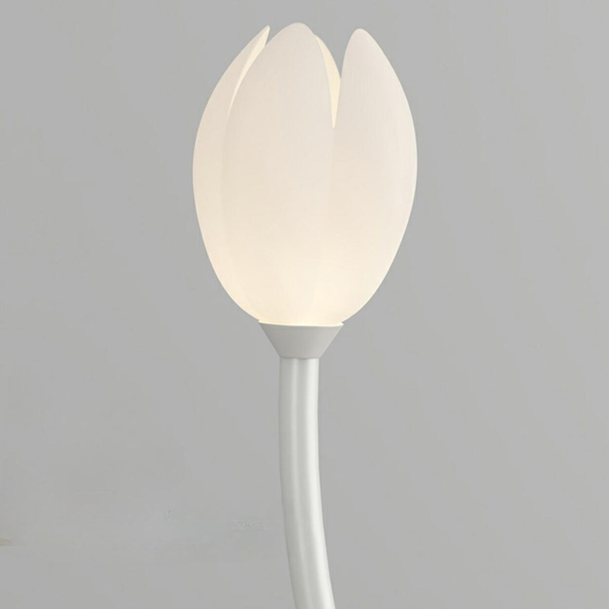 2-Light Bedroom Elegant Tulip Metal Floor Lamp Image - 8