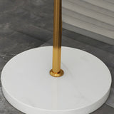 2-Light Cone Modern Gold Floor Lamp with Marble Base Image - 10