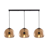 2-Light Modern Globe Adjustable Island Pendant Light Image - 5