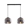 2-Light Modern Globe Adjustable Island Pendant Light Image - 7