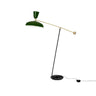 2-Light Modish Green Adjustable Dome Metal Floor Lamp Image - 12