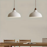 2-Light Simple Adjustable Dome Island Pendant Light Image - 1