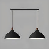 2-Light Simple Adjustable Dome Island Pendant Light Image - 5