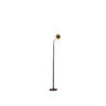 2-Light Simple Water Ripple Reading Floor Lamp Image - 3