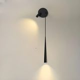 2-Lights Minimalist Black Adjustable Wall Sconce Image - 11