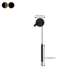 2-Lights Minimalist Black Adjustable Wall Sconce Image - 19