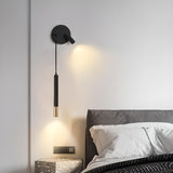 2-Lights Minimalist Black Adjustable Wall Sconce Image - 6