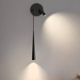 2-Lights Minimalist Black Adjustable Wall Sconce Image - 9