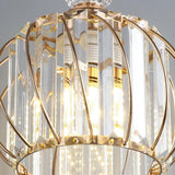 3-Light Cage and Cylinder Contemporary Island Light Image - 6