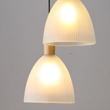 3-Light Cone Modern Wooden Island Pendant Light Image - 8