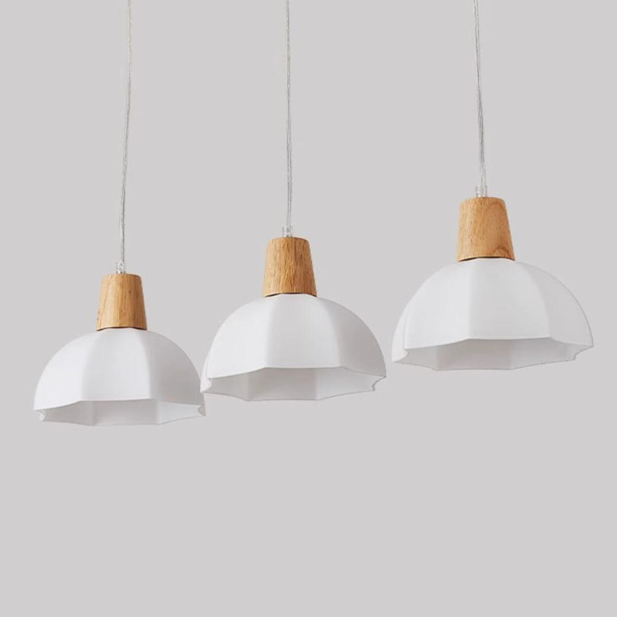 3-Light Contemporary Dome LED Island Pendant Light Image - 5