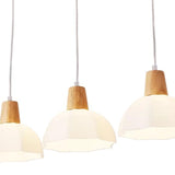 3-Light Contemporary Dome LED Island Pendant Light Image - 7