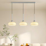 3-Light Exquisite Gold Dome Island Pendant Light Image - 4