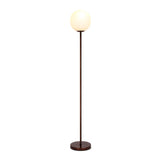 3-Light Globe Gold Contemporary Metal Floor Lamp Image - 2