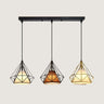 3-Light Gold Diamond Adjustable Island Ceiling Light Image - 9