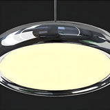 3-Light Golden Disc Adjustable Island Light Fixture Image - 11