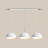 3-Light Modern Adjustable Dome Island Pendant Light Image - 13