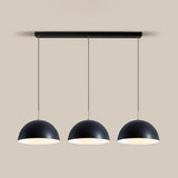 3-Light Modern Adjustable Dome Island Pendant Light Image - 5