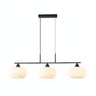 3-Light Modern Adjustable Globe Island Light Fixture Image - 3