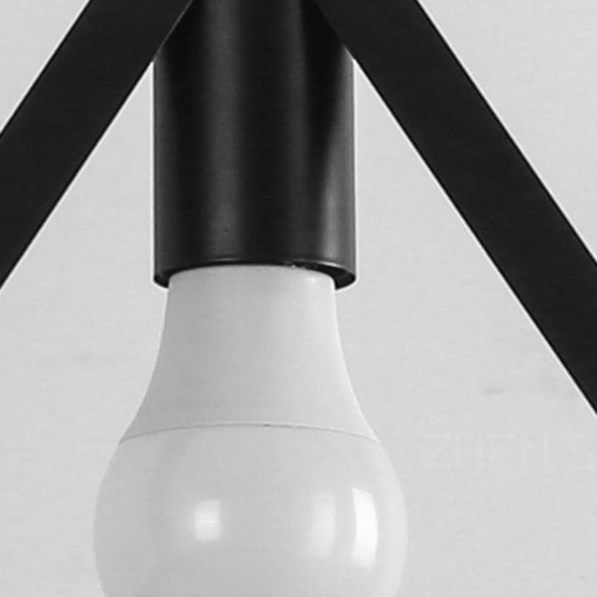 3-Light Modern Black Triangle Island Pendant Light Image - 8