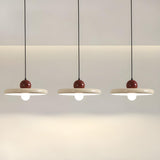 3-Light Modern Chrome Disc Metal Island Pendant Light Image - 2