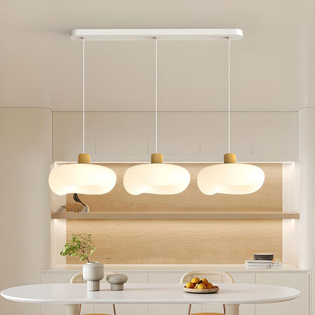 3-Light Modern Cloud-Shaped Island Pendant Light Image - 1