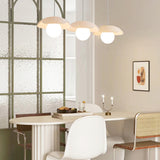 3-Light Modern Dome and Globe Island Pendant Light Image - 3