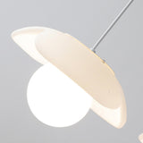 3-Light Modern Dome and Globe Island Pendant Light Image - 9