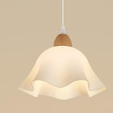 3-Light Modern Flower Wooden Island Pendant Light Image - 7