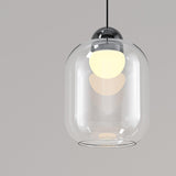 3-Light Modern Glass Cylinder Island Pendant Lights Image - 12