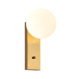 3-Light Modern Gold Globe Metal Wall Light Fixture Image - 12