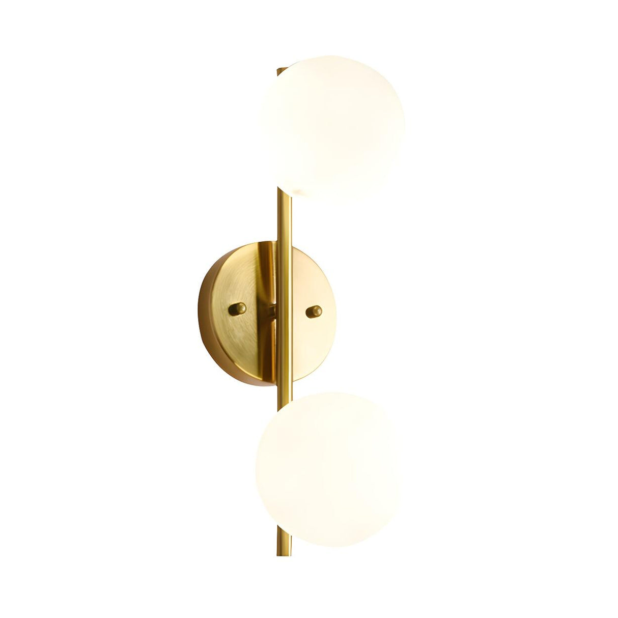 3-Light Modern Gold Globe Metal Wall Light Fixture Image - 9