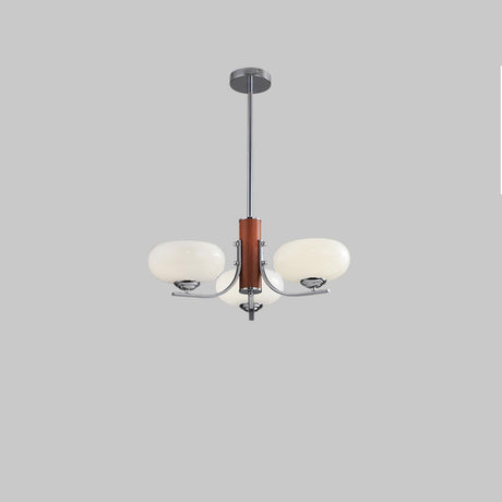 3-Light Modern Kitchen Wood  Pendant Chandelier Image - 2