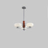 3-Light Modern Kitchen Wood  Pendant Chandelier Image - 2