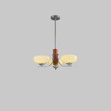 3-Light Modern Kitchen Wood  Pendant Chandelier Image - 5