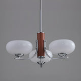 3-Light Modern Kitchen Wood  Pendant Chandelier Image - 9