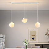 3-Light Modern Planetary Themed Island Pendant Light Image - 5