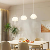 3-Light Modern Pumpkin Adjustable Island Pendant Light Image - 1