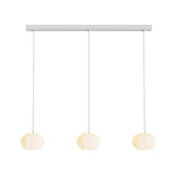 3-Light Modern Pumpkin Adjustable Island Pendant Light Image - 6