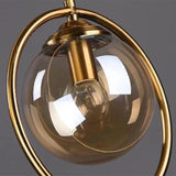 3-Light Modern Ring and Globe Island Pendant Light Image - 12