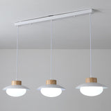 3-Light Modern Saucer Adjustable Island Pendant Light Image - 8